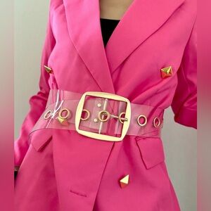 COPY - Chic transparent wide belt